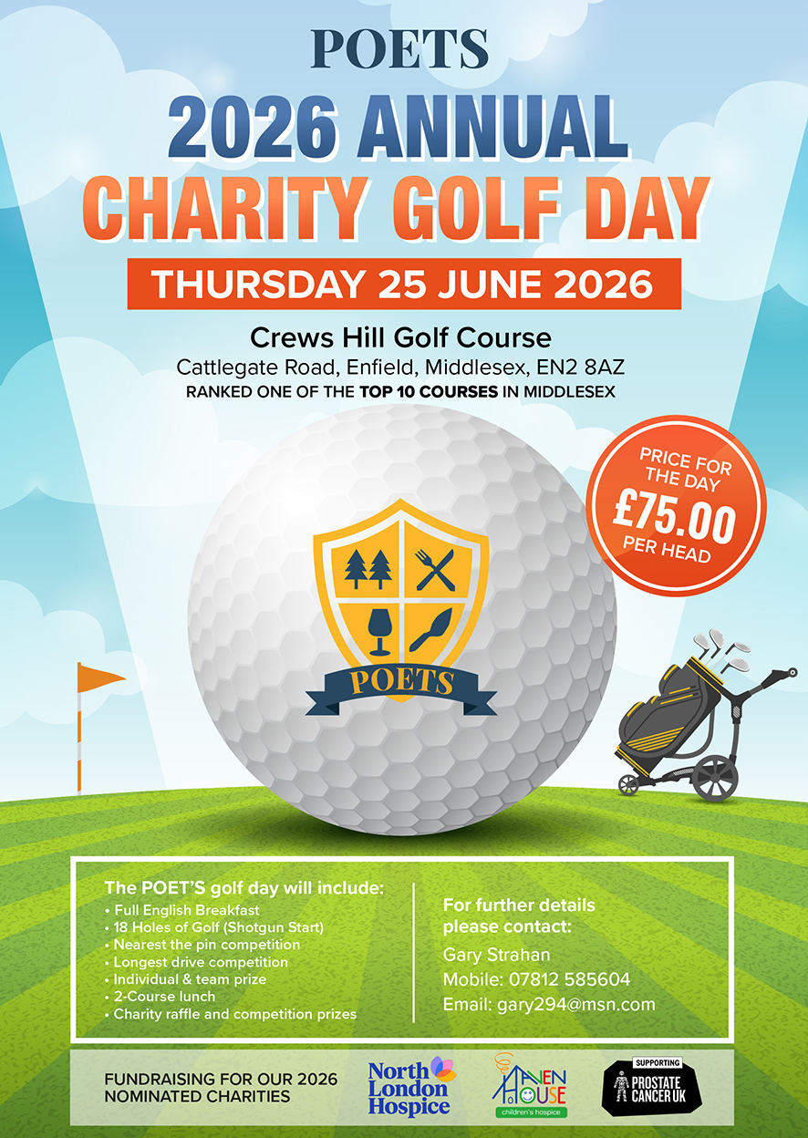 POETS Charity Golf Day 2026